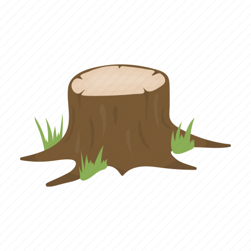 Forest, root, sawed, stump, tree icon - Download on Iconfinder