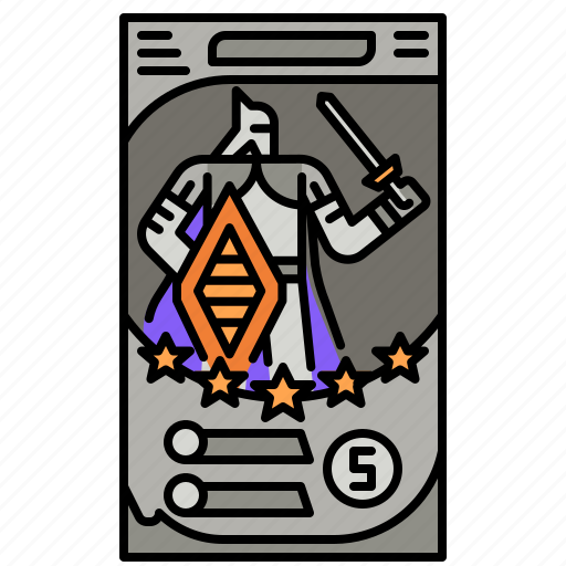 Card, game, magic, blade, knight icon - Download on Iconfinder