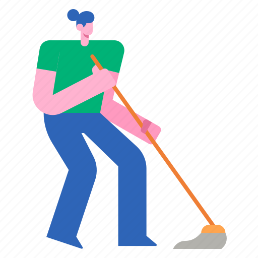 Cleaning, housekeeping, home, mop, clean, floors icon - Download on Iconfinder