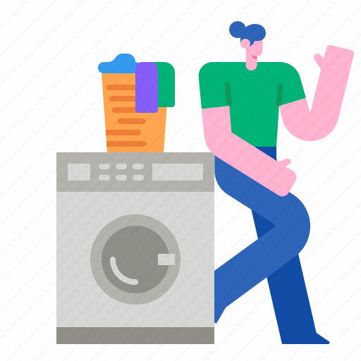Laundry, machine, washing, washer, cleaning icon - Download on Iconfinder