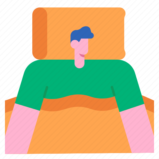 Sleep, nap, tired, bed, relax, rest, man icon - Download on Iconfinder