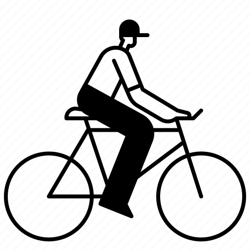 Bicycle, man, bike, sport, transport, exercise, cycling icon - Download on Iconfinder