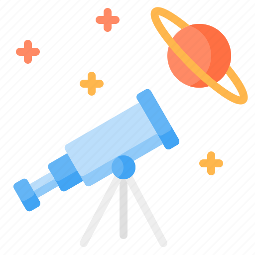 Astronomy, telescope, observation, space, science, planet, education icon - Download on Iconfinder