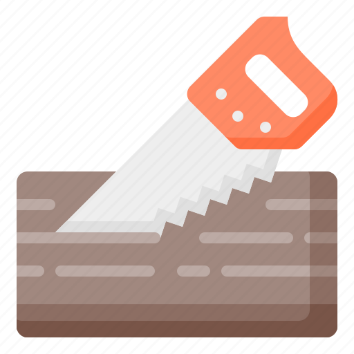 Woodworking, carpenter, carpentry, wood, wooden, saw, hand saw icon - Download on Iconfinder