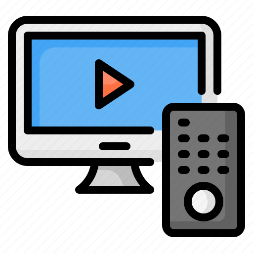 Television, tv, monitor, screen, remote, computer, electronic icon - Download on Iconfinder