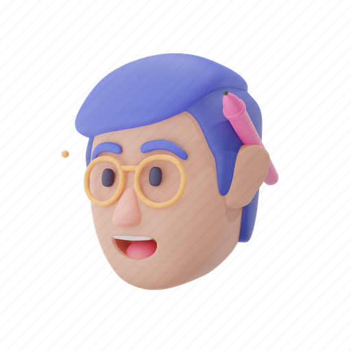 Face, avatar 3D illustration - Download on Iconfinder