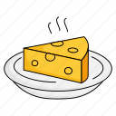 cheese, emmentaler, swiss cheese, slice, dairy, emmental cheese, cheddar