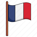 france, pin, french, marker, flag, national, country