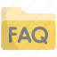 folder, faq, file, answer, question, support 