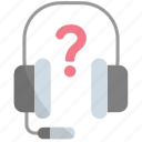 headphone, support, service, help, communication, question