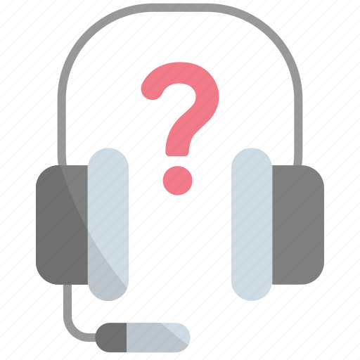 Headphone, support, service, help, communication, question icon - Download on Iconfinder