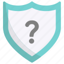 shield, secure, safety, question, support, ask, help