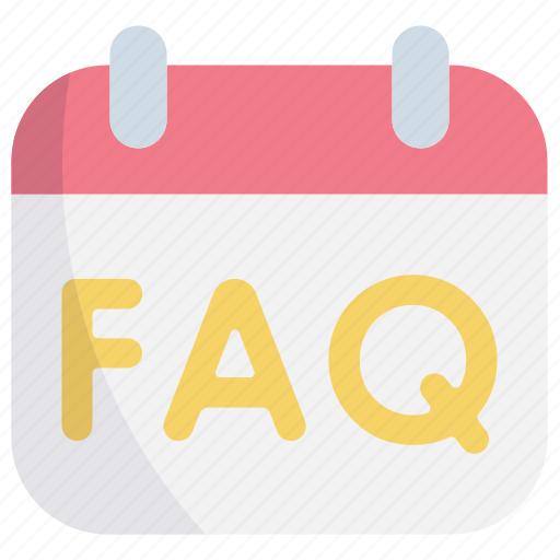 Calendar, date, schedule, faq, ask, help, question icon - Download on Iconfinder