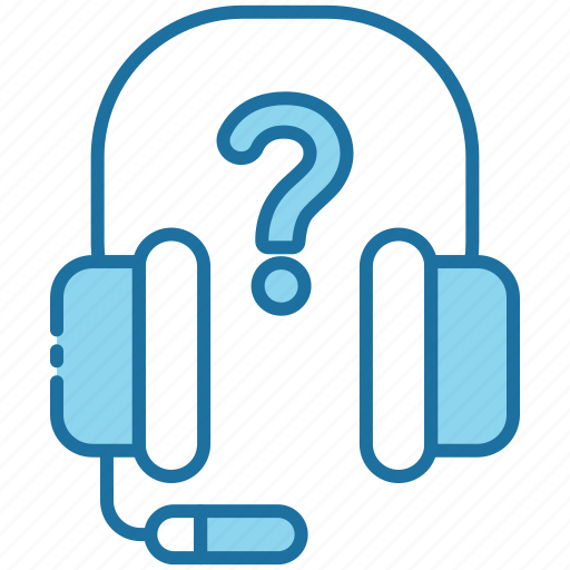 Headphone, support, service, help, communication, question icon - Download on Iconfinder