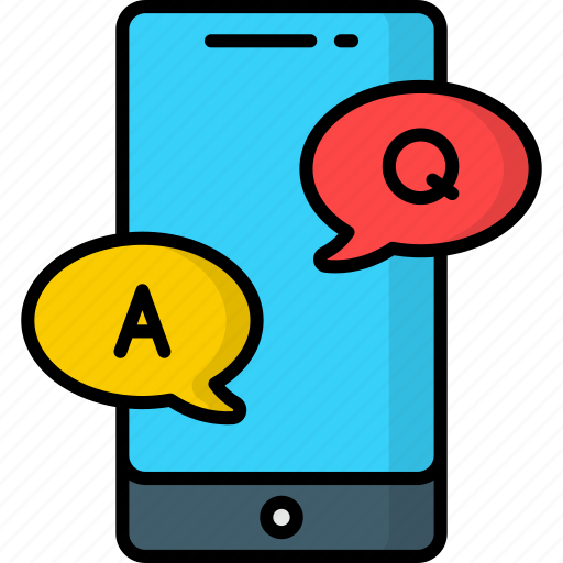 Question, answer, speech bubble, discussion, question and answer, q&a, session icon - Download on Iconfinder