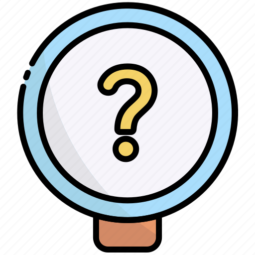 Search, find, magnifier, seo, questions, question, faq icon - Download on Iconfinder