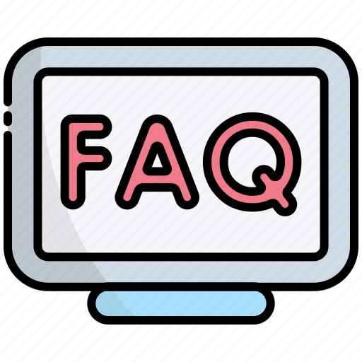 Monitor, desktop, answer, faq, question, support, help icon - Download on Iconfinder