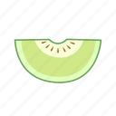 melon, green, fresh, fruit, food, sweet, juice, slice
