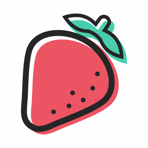 Food, fruit, healthy, juice, strawberry, sweet, yogurt icon - Download on Iconfinder