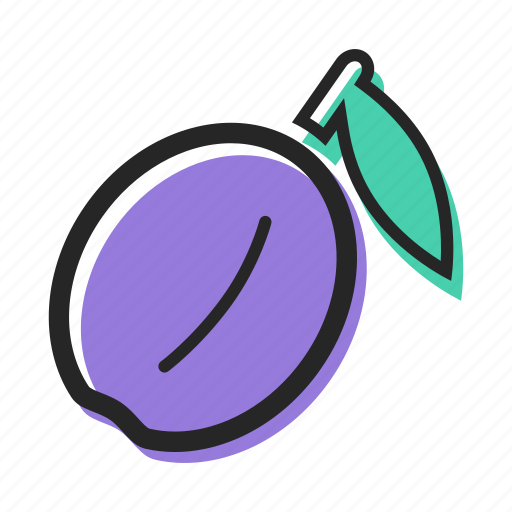 Avenue, food, fruit, healthy, juice, plum, sweet icon - Download on Iconfinder