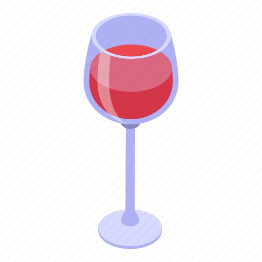 Red, fresh, juice, isometric icon - Download on Iconfinder