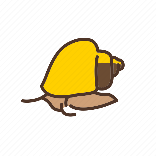 Animal, freshwater creature, freshwater snail, gastropod, molluscs, snail icon - Download on Iconfinder
