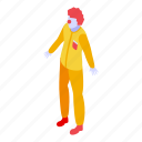clown, man, isometric