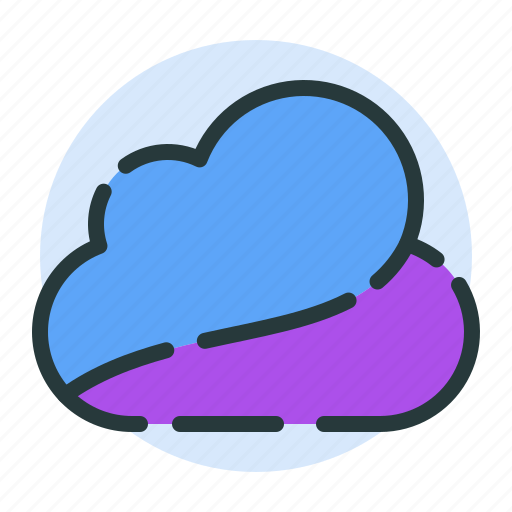 Cloud, clouds, cloudy, rain, sun, upload icon - Download on Iconfinder