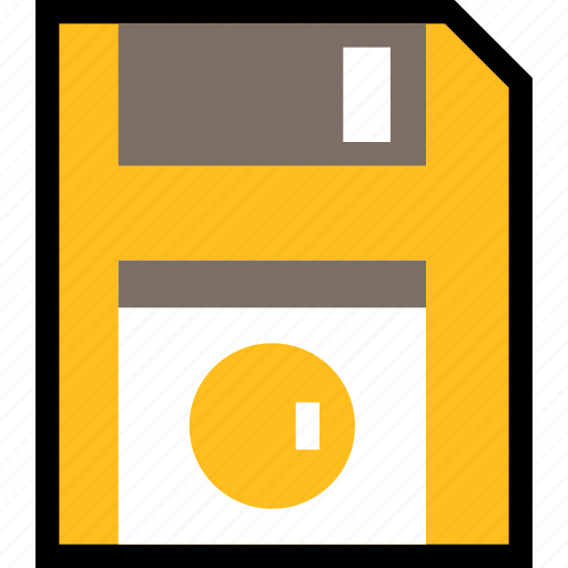 Computer, hardware, device, floppy, disk, storage, diskette icon - Download on Iconfinder