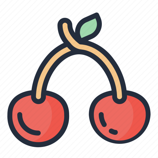 Cherry, fruit, juicy, tropical fruit, food icon - Download on Iconfinder