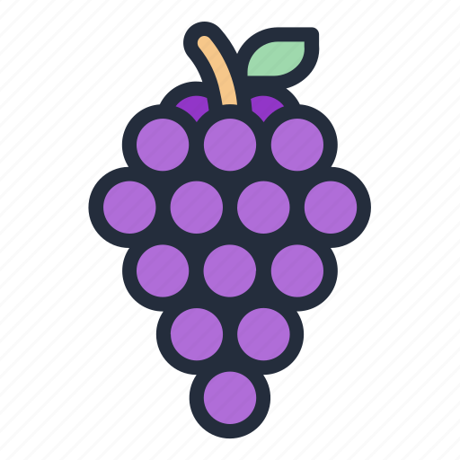Grape, food, fruit, juicy, tropical fruit, grapes icon - Download on Iconfinder