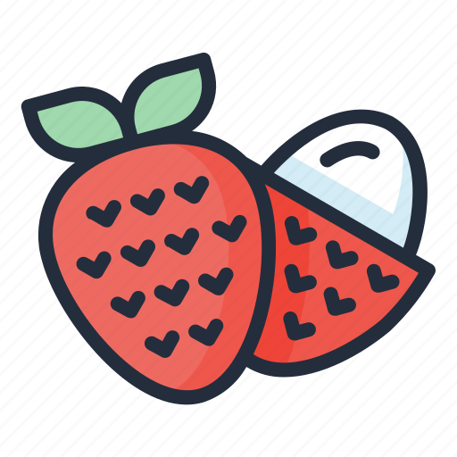 Lychee, food, fruit, juicy, tropical fruit icon - Download on Iconfinder