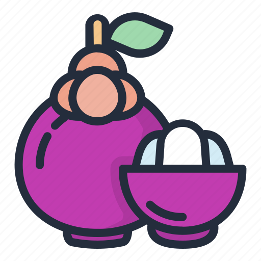 Mangosteen, food, fruit, juicy, tropical fruit icon - Download on Iconfinder