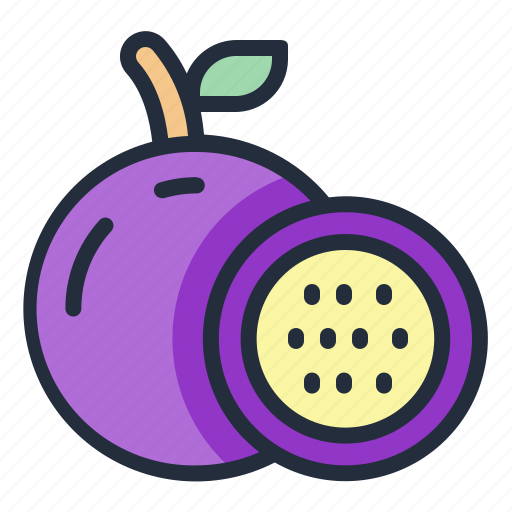Passion, passion fruit, food, fruit, juicy, tropical fruit icon - Download on Iconfinder