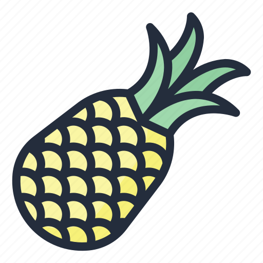 Pineapple, food, fruit, juicy, tropical fruit icon - Download on Iconfinder