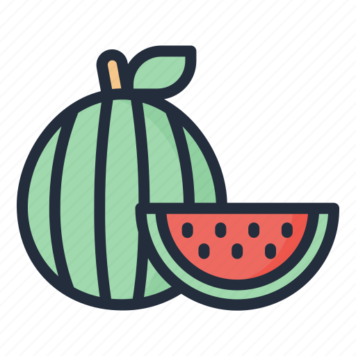Watermelon, food, fruit, juicy, tropical fruit icon - Download on Iconfinder