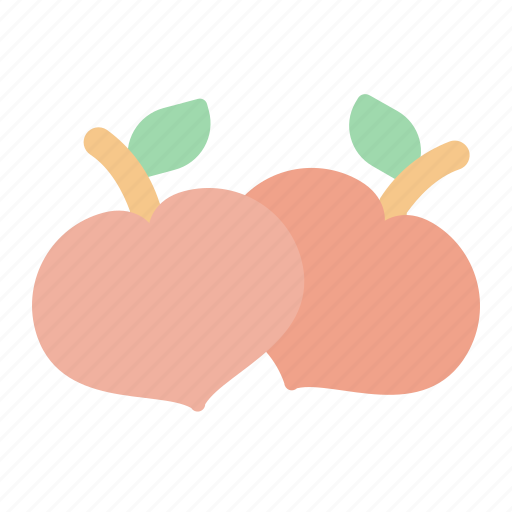 Peach, food, fruit, juicy, tropical fruit icon - Download on Iconfinder