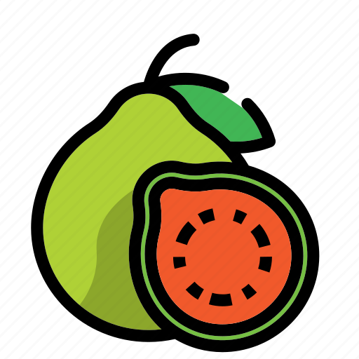 Guava, fresh, fruit, healthy, vegetarian, diet, vitamin icon - Download on Iconfinder