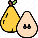 pear, fruit, food, shop