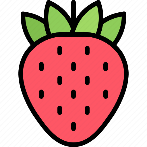 Strawberry, berry, fruit, food, shop icon - Download on Iconfinder