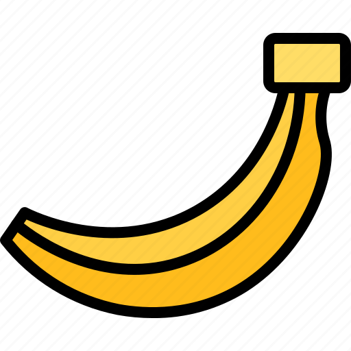 Banana, fruit, food, shop icon - Download on Iconfinder