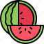 watermelon, fruit, food, shop 