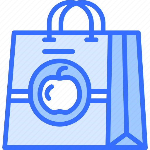 Bag, purchase, fruit, food, shop icon - Download on Iconfinder