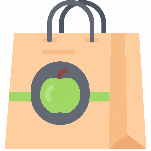 Bag, purchase, fruit, food, shop icon - Download on Iconfinder