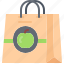 bag, purchase, fruit, food, shop 