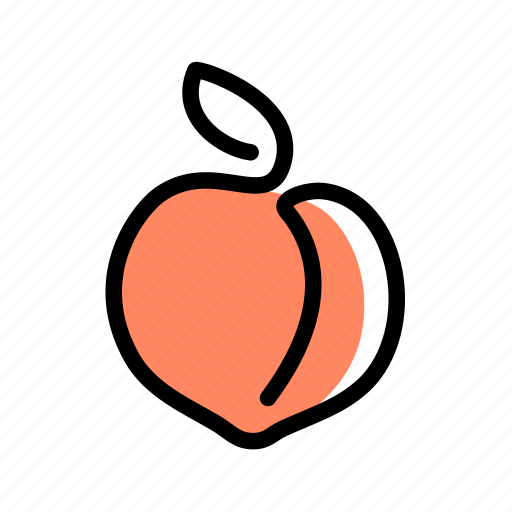 Peach, fruit, food, healthy, eat, sweet icon - Download on Iconfinder