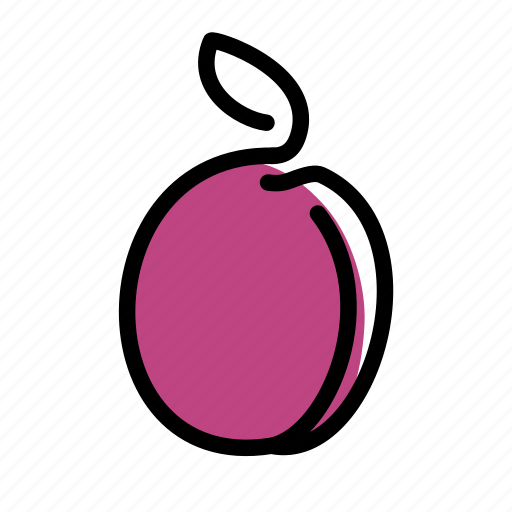 Plum, fruit, healthy, food, drink, eat icon - Download on Iconfinder
