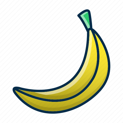 Banana, food, fruit, tropical icon - Download on Iconfinder