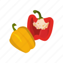 capsicum, bell peppers, food, vegetable 