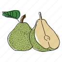 food, fruit, illustration, pear, pears, produce